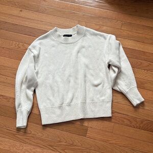 Banana Republic Cream Crew Neck Sweater